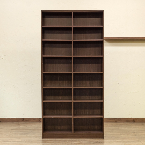 本棚・多目的ラック　180×88 ウォールナット 本棚 ブックシェルフ ・多目的ラック 約180×88cm WAL
