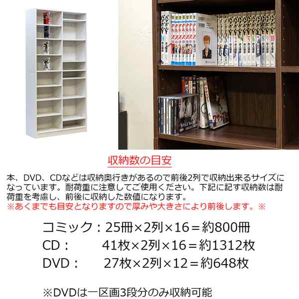 本棚 ブックシェルフ ・多目的ラック 約180×88cm WAL