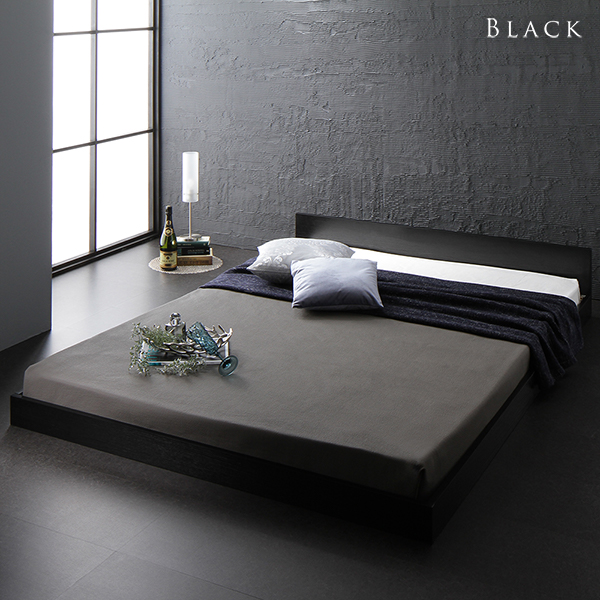セミダブルベッド 黒色