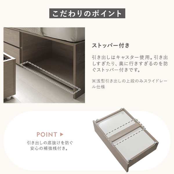 セミダブルベッド 単品 宮付き (置き台 ヘッドボード 棚付き) チェスト タンス キャビネット ベッド セミダブル ナチュラル ベッドフレームのみ コンセント付 大容量 大型 整理 収納 ベッド すのこ 蒸れにくく 通気性が良い 寝具 組立品 送料無料の通販は