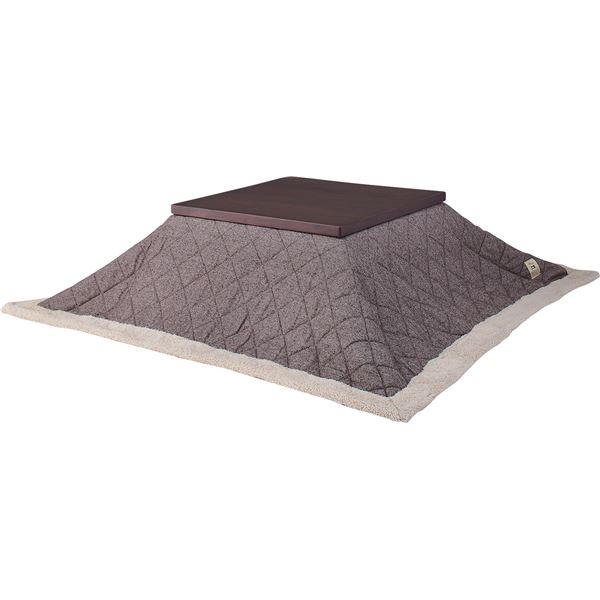 こたつ布団 こたつ掛布団 190×190cm 正方形 ツイード KK-101BR ブラウン 薄掛け リビング ダイニング インテリア雑貨 茶