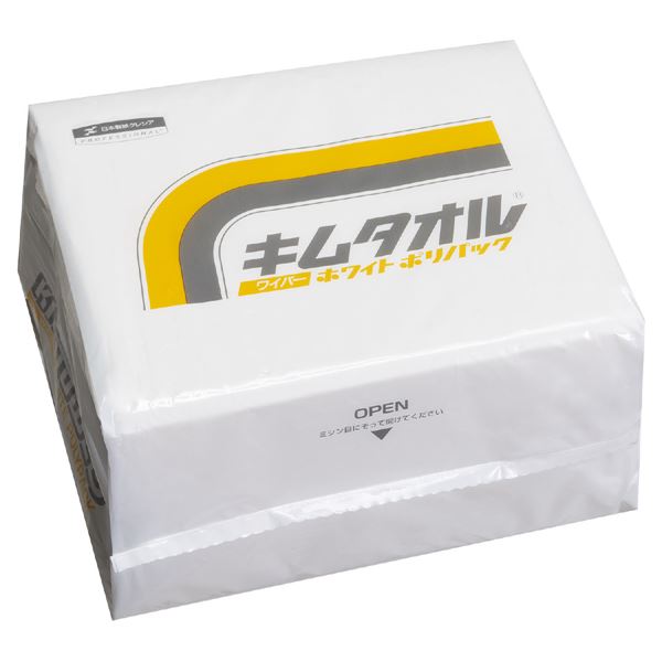 (まとめ）キムタオル ホワイト ポリパック 【×10セット】 白 スピーディに汚れを吸収 驚異の吸収力 マルチパックキムタオル ホワイト【10個セット】 白 送料無料の通販は