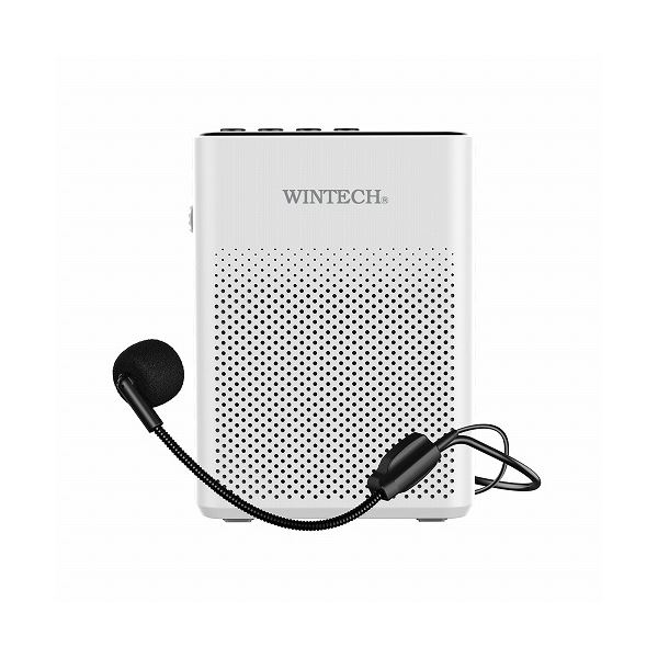 WINTECH ポータブルハンズフリー拡声器 KMA-20C ポータブルで手軽な使い勝手 ハンズフリー機能付きのコンパクト拡声器 KMA-20C、あなたの声を強力にサポートします 送料無料の通販は