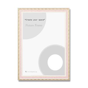 表彰状 絵画 デッサン額 ポスター額 OA額 ピンク 作品整理 収納 サイズ：297×210mm 前面：ガラス フレーム 額縁 額