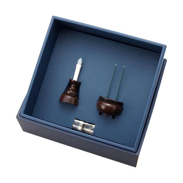 スマイルキッズ 子供 安心 安全 のろうそくお線香セット 各1個 ブラウン AGI-101DB 茶 送料無料の通販は 6,060円