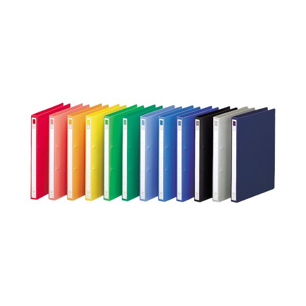 (まとめ) リヒトラブPPリングファイル(ディンプル) A4タテ 2穴 150枚収容 背幅27mm 赤 F-867-11セット(10冊) 〔×5セット〕(代引不可) まとめ）リヒトラブPPリングファイル(ディンプル) A4タテ 2穴 150枚