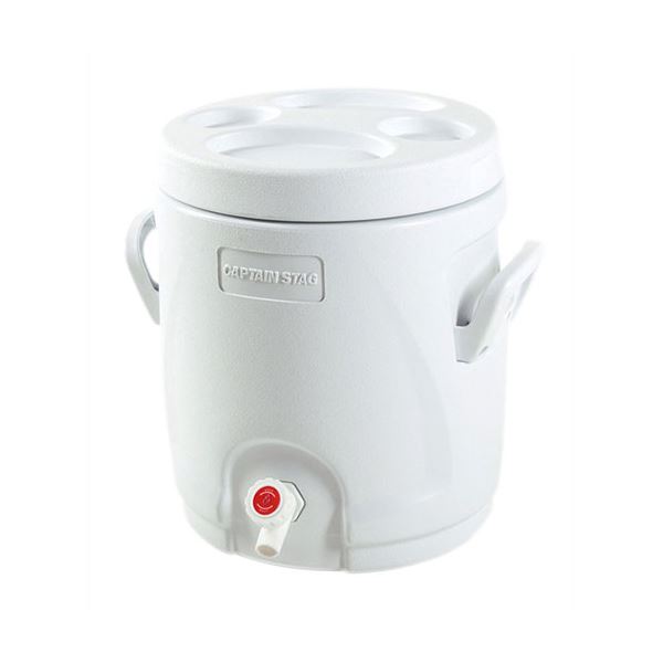 キャプテンスタッグ リガード ウォータージャグ＆クーラー13L ホワイト UE-2019 白
