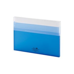 （まとめ）LIHITLAB コングレスケース薄型 A-5035-8 青【×10セット】 スリムで使いやすい オフィスに最適なポケットファイルケース 10個セットでお得 青いA-5035-8 送料無料の通販は 7,360円
