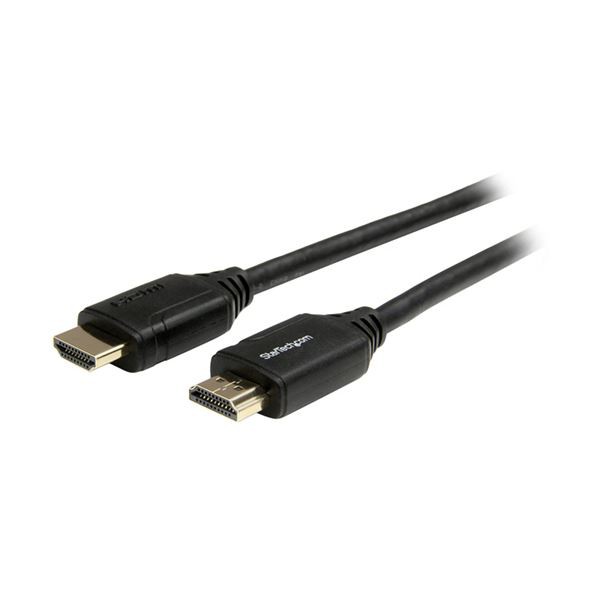 StarTech.com プレミアムハイスピード HDMIケーブル 配線 2m 4K／60Hz対応 ブラック HDMM2MP 1本 黒 送料無料の通販は