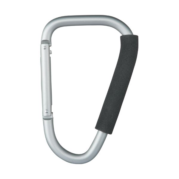 （まとめ） 高儀 ビッグカラビナ 200mmシルバー 651814-200SV 1個 【×10セット】 送料無料の通販は