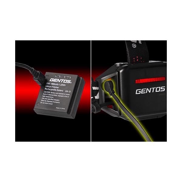 GENTOS ハイエンドモデル Gシリーズ センサー搭載充電式ヘッド