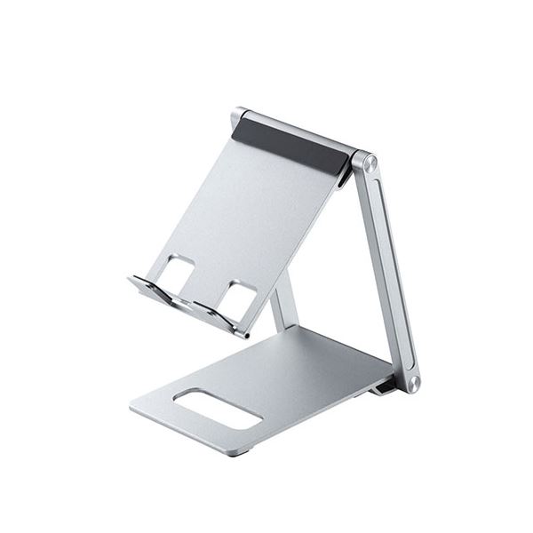 タブレット・スマートフォン用薄型アルミスタンド（角度・高さ調整タイプ） PDA-STN68S 進化した使い心地 最新テクノロジー搭載 スマホ・タブレット用アルミスタンド（角度・高さ調整可能） PDA-STN68S 送料無料の通販は 5,838円