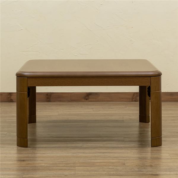 折れ脚コタツ 継脚式 幅約80cm BR（ブラウン） 組立品 茶 送料無料の通販は