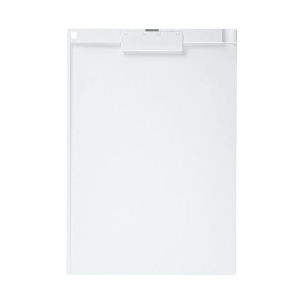 （まとめ） コクヨクリップボード（薄型・静音クリップ） A4タテ ホワイト ヨハ-US78W 1枚 【×10セット】 白 静かでスリムなクリップ付きボードがセットでお得 A4サイズの白いボード×10枚セット 白 送料無料の通販は
