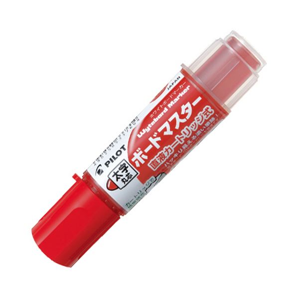 (まとめ）パイロット ボードマーカーボードマスター 太字丸芯 レッド WMBM-18BM-R 1セット（10本）【×3セット】 赤 送料無料の通販は 8,255円