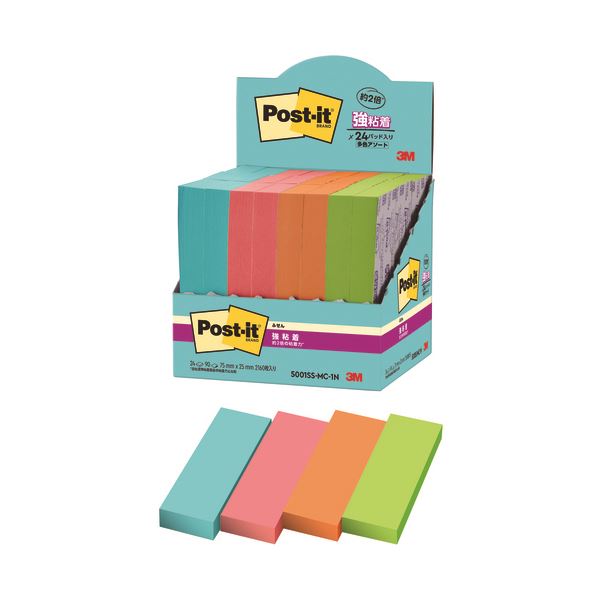 【まとめ】スリーエム ジャパン Post-it強粘着5001SS-MC-1N【×3セット】 超強力な粘着力を持つポストイット5001SS-MC-1Nが3セット 貼っても剥がしても安心の強粘着タイプ 書類整理やメモ取りに最適な便利アイテム 送料無料の通販は 7,728円