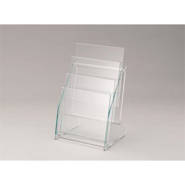 パンフレットスタンド W225×D173×H342mm PS-131A スペースを有効活用 コンパクトながら大容量 見やすく整理できるパンフレットスタンド 送料無料の通販は