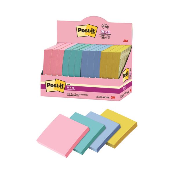 【まとめ】スリーエム ジャパン Post-it強粘着6541SS-MC-3N【×3セット】 強力な粘着力で便利な付箋6541SS-MC-3Nが3セット 使いやすくて経済的なまとめパック 送料無料の通販は