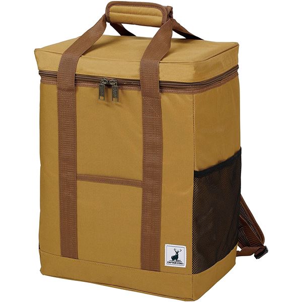 【2個セット】 CAPTAIN STAG リュック型クーラーバッグ 30L ブラウンダック UE-621 茶