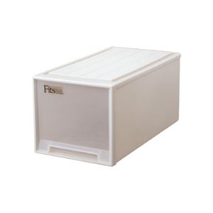 天馬 Fits フィッツケース ビッグ W390×D740×H350mm カプチーノ 1個 スペースを有効活用 整理整頓の達人 大容量ボックス型収納ケース カプチーノカラー 送料無料の通販は