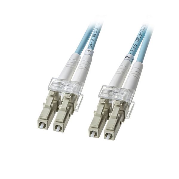 アーマードメガネ型光ファイバケーブル 配線 （マルチOM3、LC×2-LC×2、1m） HKB-AMOM3LCLC-01 送料無料の通販は