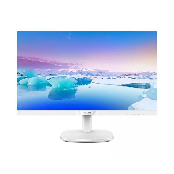 フィリップス23.8型ワイド液晶ディスプレイ スピーカー付 ホワイト IPSパネル 5年保証 243V7QJAW／11 1台 白 送料無料