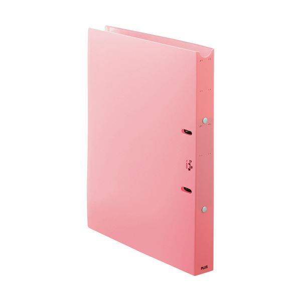 （まとめ） プラス たすけあ利用者カルテ リングファイル 厚幅 A4タテ 背幅33mm ピンク FL-808RF-PK 1冊 【×5セット】 送料無料の通販は