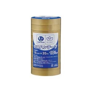 （まとめ）ジョインテックス セロハンテープ18mm×35m10巻 B639J 【×5セット】 強力な接着力で仕事効率UP オフィスで大活躍の便利な接着アイテム （まとめ）高品質セロハンテープ18mm×35m10巻セット×5でお得 送料無料の通販は