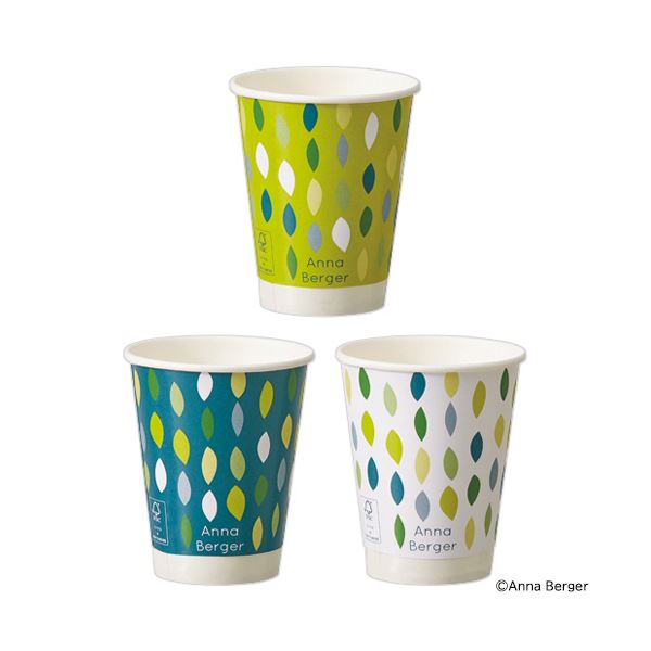 TANOSEE厚紙タンブラー 両面ラミネート GREEN 280mL（9.5オンス） 1セット（250個：50個×5パック） 送料無料の通販は 5,059円