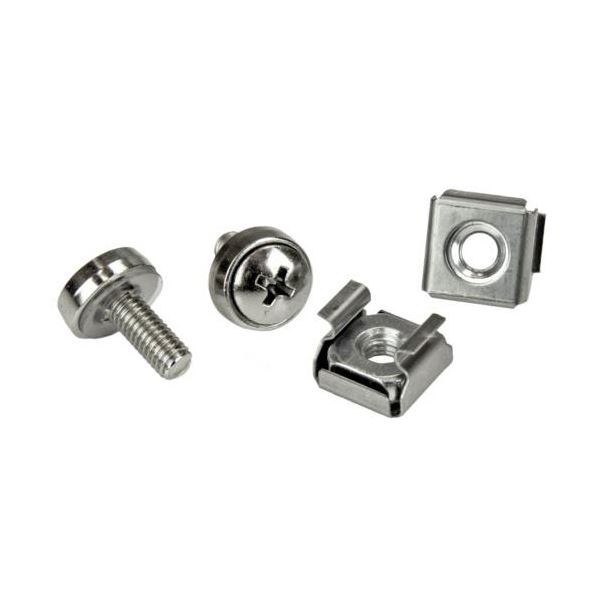 StarTech.com サーバーラック・キャビネット 整理 収納 シェルフ 戸棚 用取り付けM5ネジ+M5ケージナットセット CABSCRWM5201パック（20組） 送料無料の通販は 7,615円