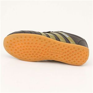 バイカー 鋼製 アイアントゥ スニーカー 靴 25.5cm ブラック×ブラウン 合皮 フェイクレザー 合成皮革 合成ゴム シューズ バイク オートバイ 黒 茶 送料無料