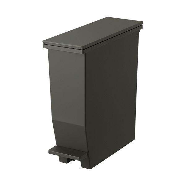 （まとめ） リス HOME＆HOMEどこでも使えるペダルダストボックス 13L ダークグレー DS-980-115-5 1台 【×5セット】 自在な開閉方向 どこでも使える13Lペダルダストボックス ダークグレー5台セット 送料無料の通販は