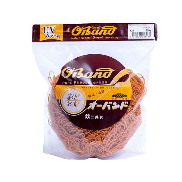 （まとめ） 共和 オーバンド#14 内径32mm 500g入 透明袋 GFA-N-001 1袋 【×3セット】 透明で丈夫な32mmのオーバンド、500g入りの便利な透明袋が3袋セットでお得 使いやすいサイズで様々な用途に活躍します 送料無料の通販は