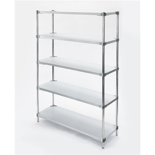ガルバシェルフ 整理 収納 棚 キャビネット 35×90cm 5段・H180cm 組立式 送料無料の通販は