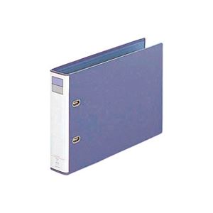 (業務用3セット) LIHITLAB D型リングファイル 【A4/2穴】 ヨコ型 F-753 51mm 青紫 送料無料の通販は 6,499円