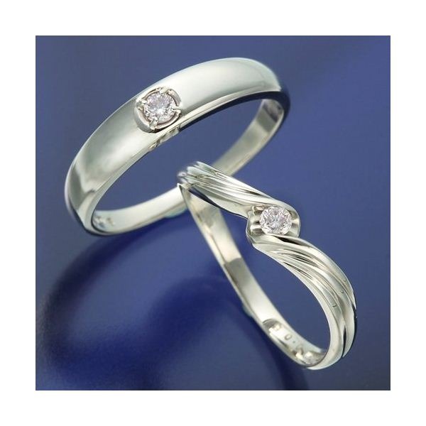 ダイヤリング 指輪 ウェーブリング 15号 ☆SALE☆【ティファニー