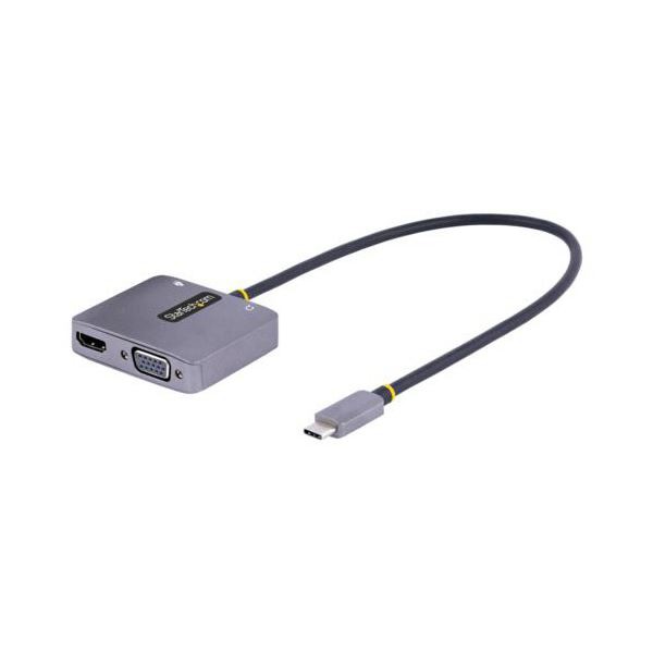 StarTech.com USBマルチポートハブ 122-USBC-HDMI-4K-VGA 1台 USB接続で4K HDMIとVGAを同時に利用可能なマルチポートハブ1台 - デュアルディスプレイ対応の便利なアクセサリー 送料無料の通販は 19,736円