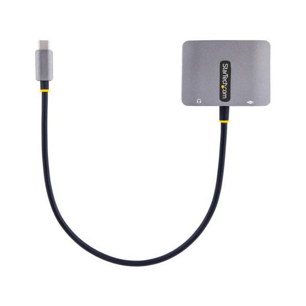 StarTech.com USBマルチポートハブ 122-USBC-HDMI-4K-VGA 1台 USB接続で4K HDMIとVGAを同時に利用可能なマルチポートハブ1台 - デュアルディスプレイ対応の便利なアクセサリー 送料無料の通販は