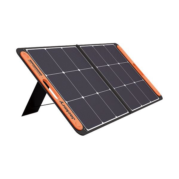 ジャクリ ソーラーパネルSolarSaga 100 JS-100C 1台 太陽の力でエネルギーを蓄える持ち運び可能なソーラーパネルSolarSaga 100が、冒険や非常時に必要な電力を提供します 送料無料の通販は