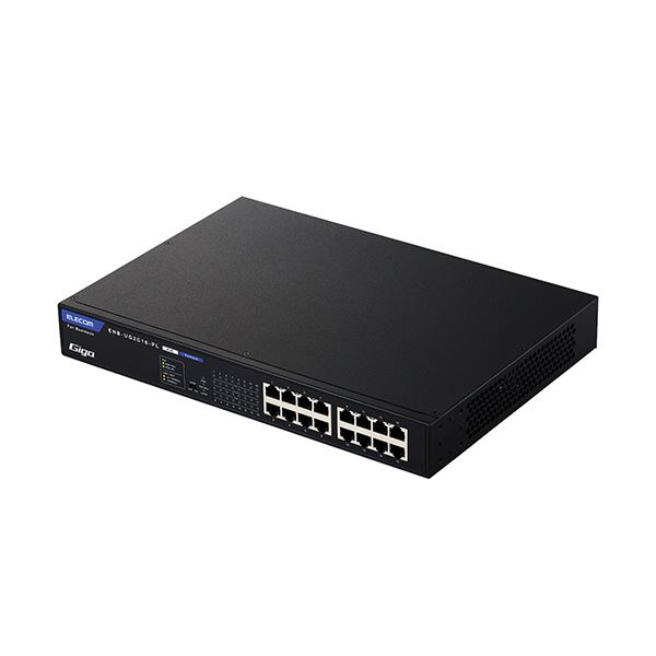 レイヤー2 Giga対応 PoE アンマネージスイッチ 16ポート EHB