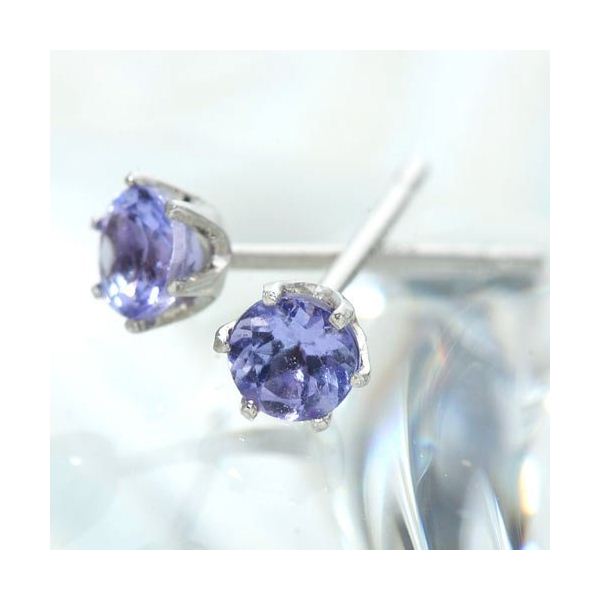 プラチナ0.2ctタンザナイトピアス 輝く星のような蒼い輝き、0.2ctの贅沢な輝石が耳元で踊る 送料無料の通販は 14,598円