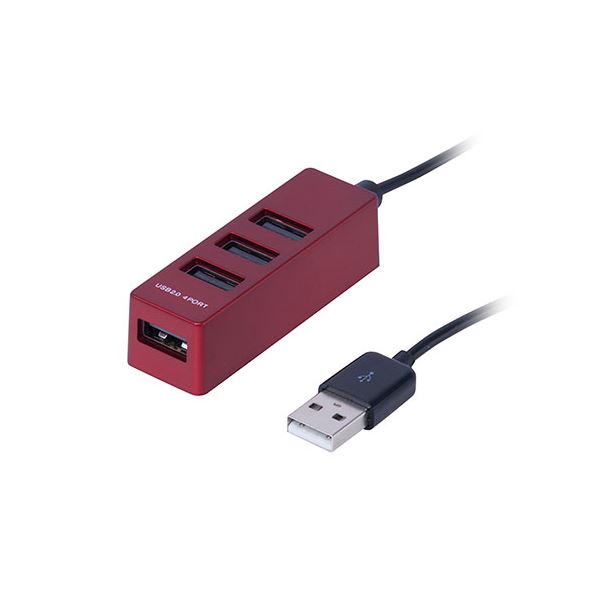 【3セット】 ナカバヤシ USB2.0 4ポートハブ 0.3m レッド UH-2404RX3 赤 【3セット】 ナカバヤシ USB2.0 4ポートハブ 0.3m レッド UH-2404RX3 赤 送料無料の通販は 6,176円