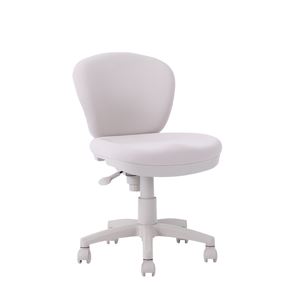 デスク (テーブル 机) チェア (イス 椅子) ベージュ 昇降レバー付き キャスター付 移動可能 車輪付き き オフィス 事務用 チェア パソコン PC チェア 学習椅子 (イス チェア) 組立品 送料無料の通販は