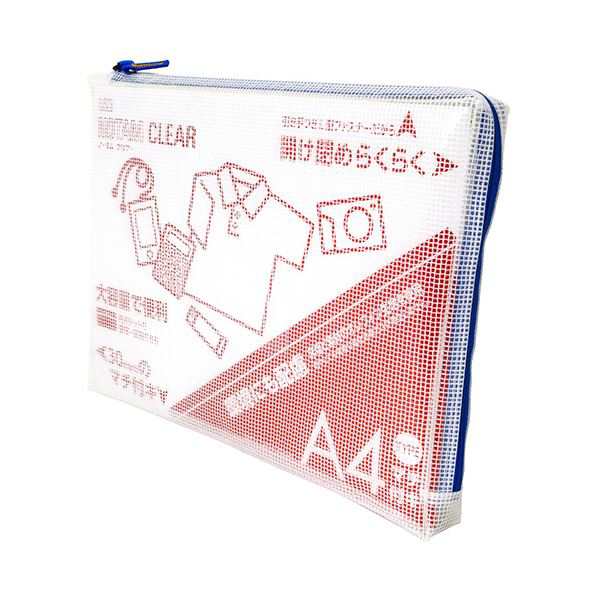 (まとめ) サクラクレパスノータム クリアー A4タイプ マチ付 ブルー UNCM-A4#36 1個 【×5セット】 青 送料無料の通販は