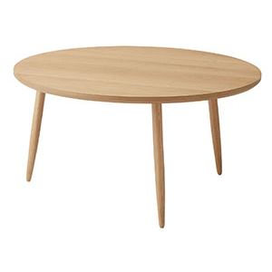 センターテーブル 机 約幅70cm ナチュラル ラウンドテーブル L 組立品 脚のみ リビング ダイニング インテリア家具 送料無料の通販は