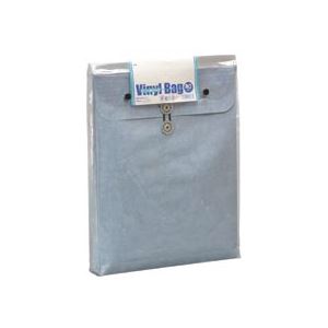 日本ノート オキナビニールバッグ 角2 ブルー VB2EB 1セット（10個） 青