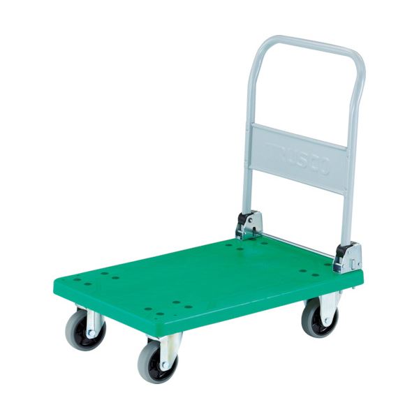 TRUSCOグランカート 折りたたみ 800×535 ウレタン TP-801U 1台 便利な折りたたみ式カート 大きな荷物も楽々運べる800×535サイズ 衝撃吸収性抜群のウレタン素材で安心 使い勝手抜群のTP-801U 送料無料の通販は