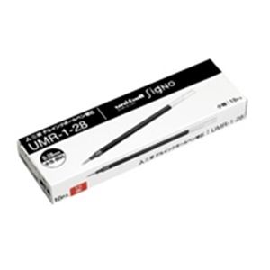 (業務用5セット) 三菱鉛筆 ボールペン替え芯(リフィル) シグノ超極細用 【0.28mm/赤 10本入り】 ゲルインク UMR-1-28 送料無料の通販は