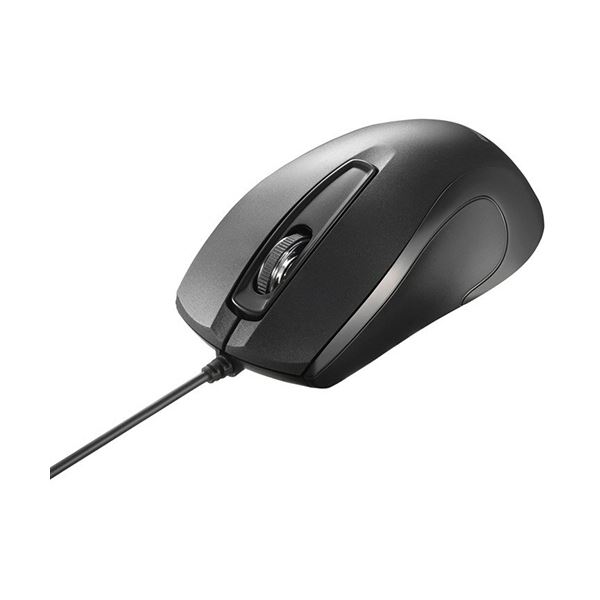 （まとめ）バッファロー USB接続有線マウスBlueLED光学式 3ボタン 高耐久法人向け ブラック BSMBU2BKZ 1個【×3セット】 黒 送料無料の通販は