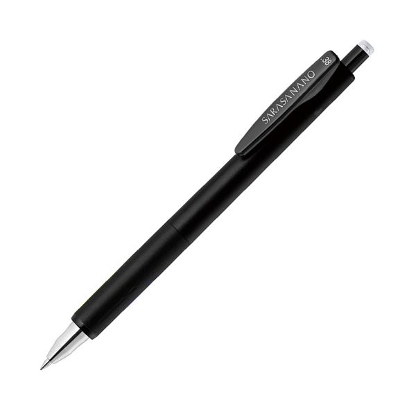 （まとめ） ゼブラジェルボールペン サラサナノ 0.38mm 黒 JJX72-BK-N 1セット（10本） 【×3セット】 送料無料の通販は